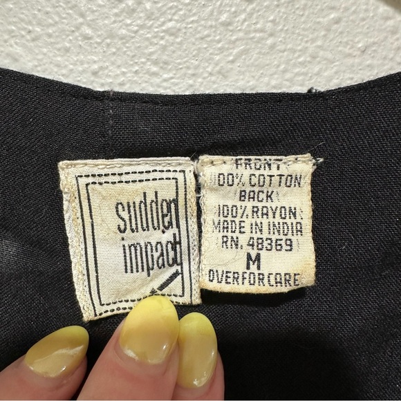 Vintage Sudden Impact Western-Inspired Vest - Picture 7 of 8